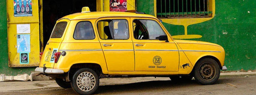 Taxi jaune de Diégo
